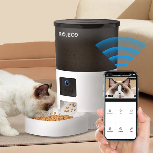 📹  Automatischer Katzenfutterspender mit Kamera und mit App-Steuerung und Video & Sprachausgabe 🐾🍽️